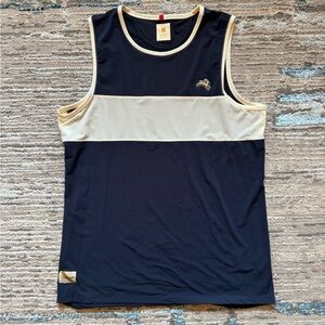Tracksmith strata running tank top shirt - Navy - Size M - 2022 sold out rare